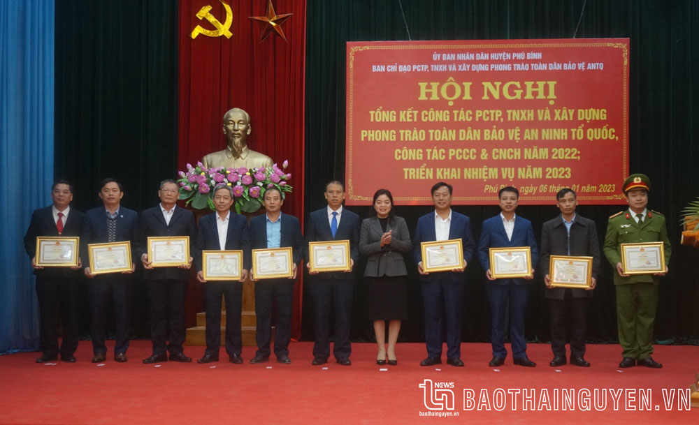 Phú Bình: Giảm mạnh số vụ vi phạm pháp luật về trật tự xã hội