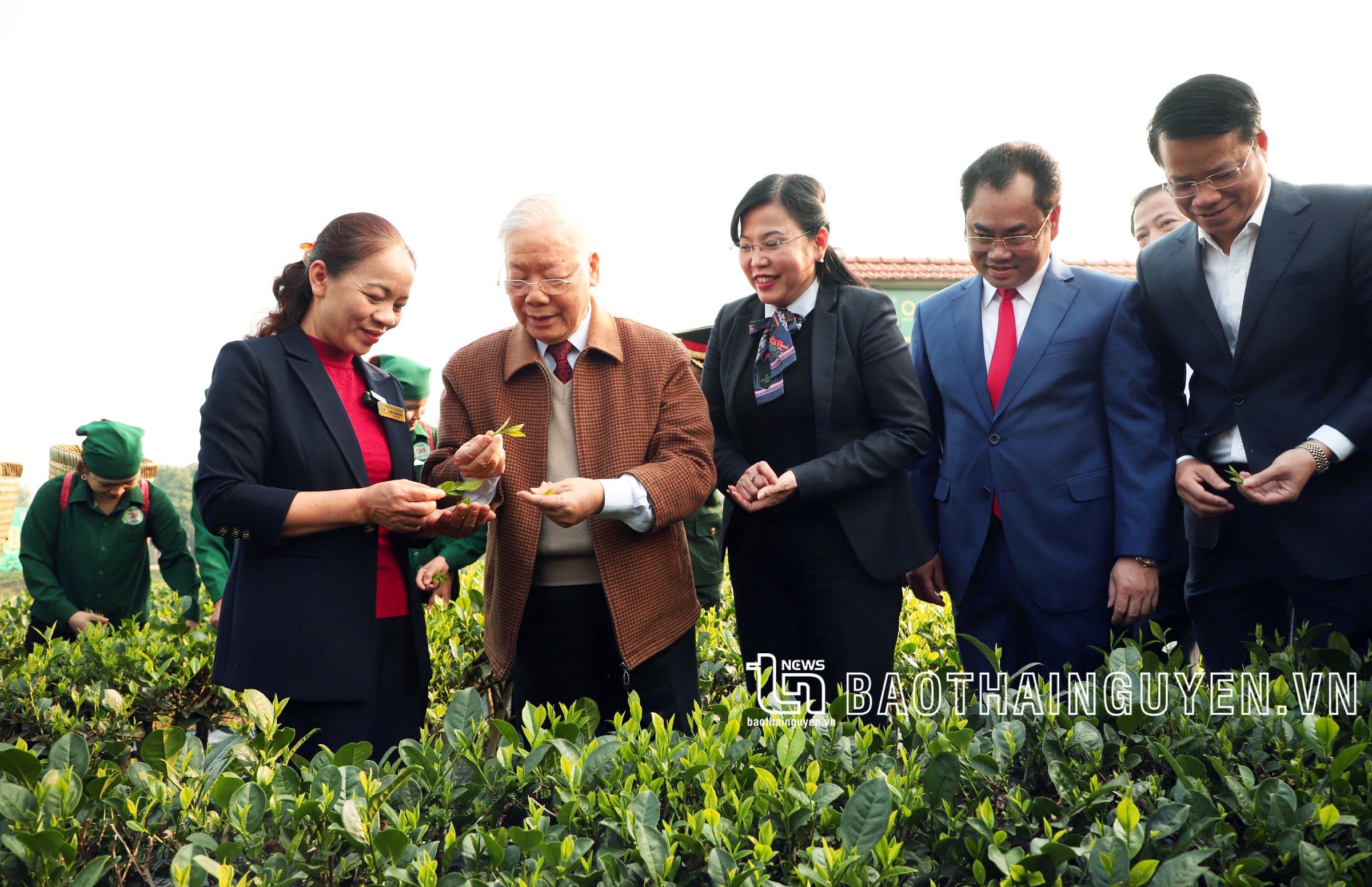 Những hình ảnh Tổng Bí thư Nguyễn Phú Trọng trong chuyến làm việc tại Thái Nguyên