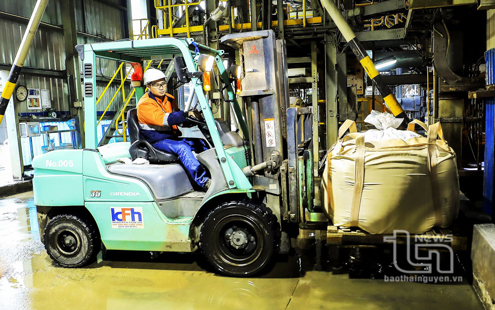 Thái Nguyên: Giá trị xuất khẩu hàng hóa tháng 1 tăng 31,2%