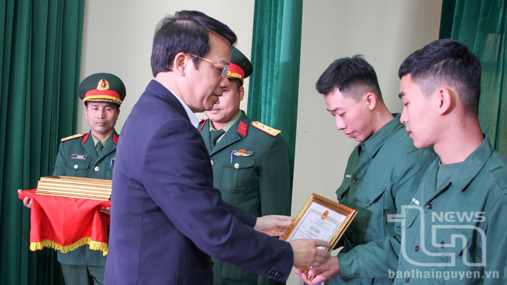 Thái Nguyên đón quân nhân hoàn thành nghĩa vụ trở về địa phương