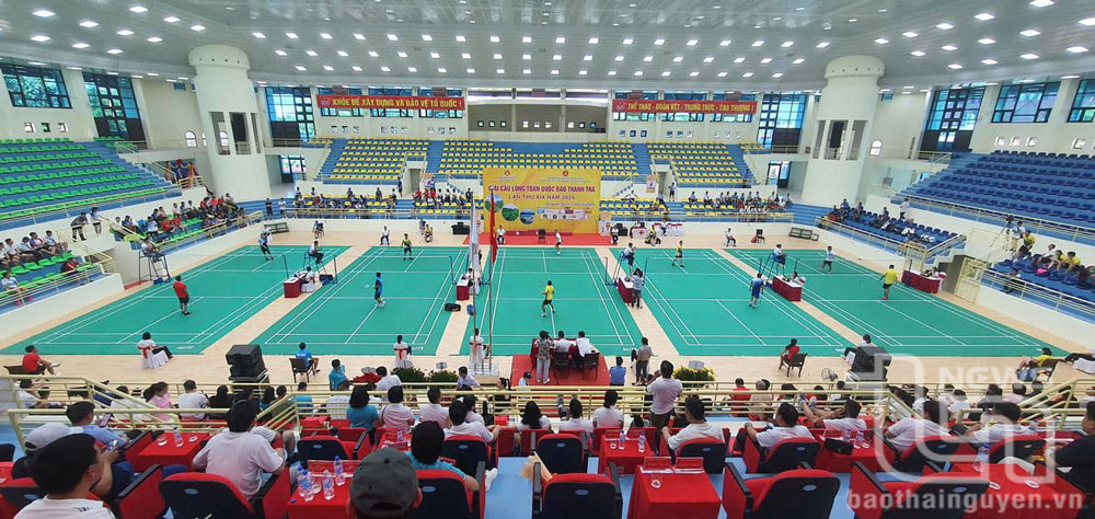 Trung tâm Huấn luyện và Thi đấu thể dục thể thao tỉnh được cải tạo, sửa chữa khang trang, đủ điều kiện tổ chức các giải đấu lớn.