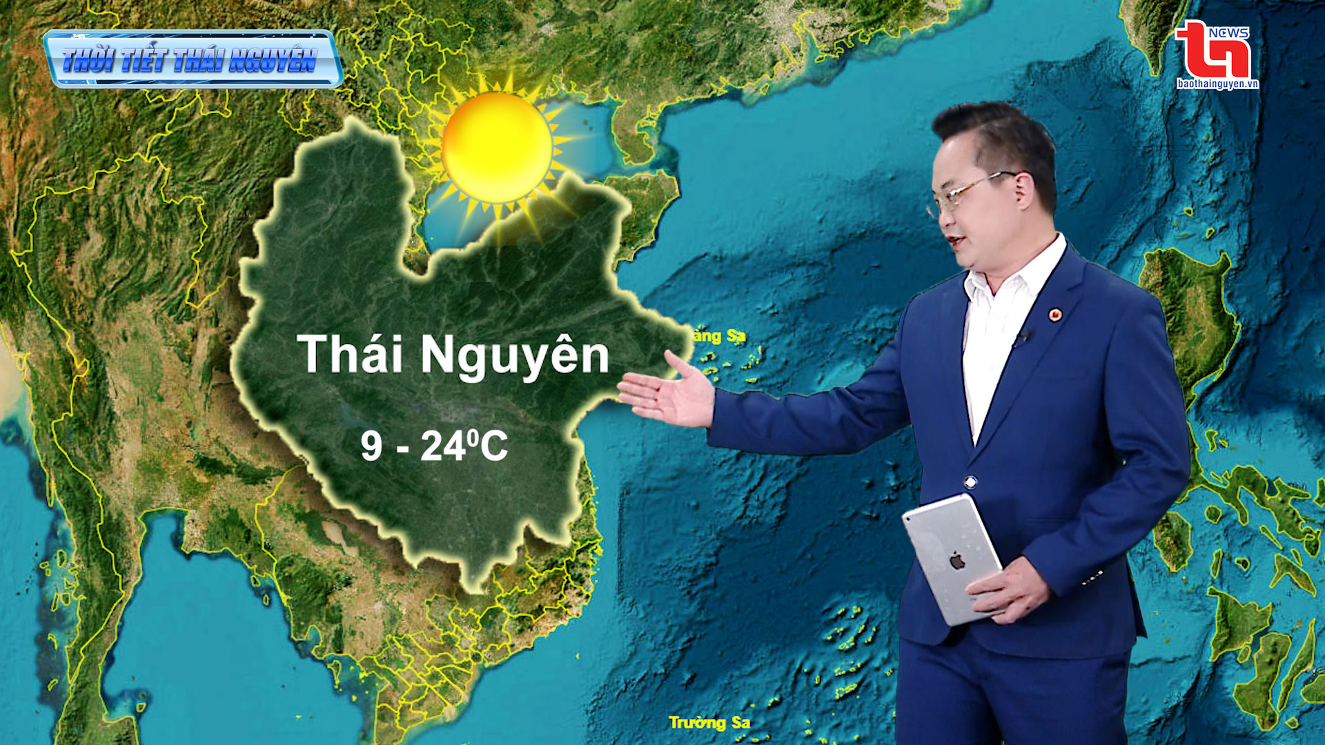 Dự báo thời tiết Thái Nguyên đêm 17 và ngày 18/01