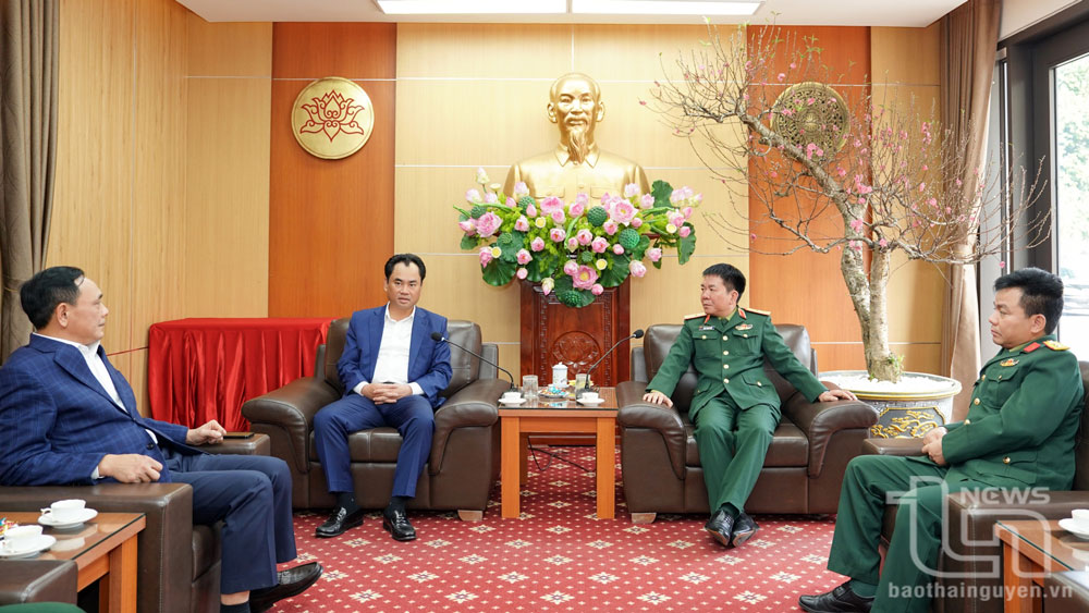 Đồng chí Bí thư Tỉnh ủy Trịnh Việt Hùng đánh giá cao công tác phối hợp giữa Tổng cục với tỉnh Thái Nguyên.