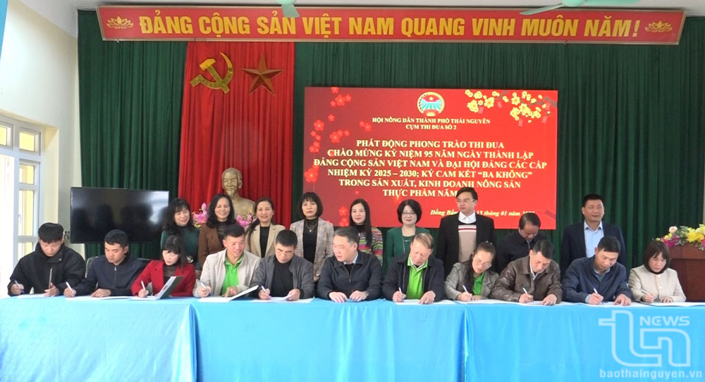 Ký cam kết “3 không” trong sản xuất, kinh doanh nông sản