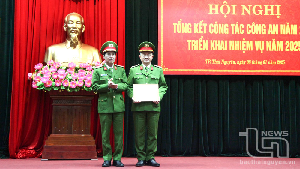 Công an TP. Thái Nguyên: Kéo giảm 5,4% tội phạm về trật tự xã hội