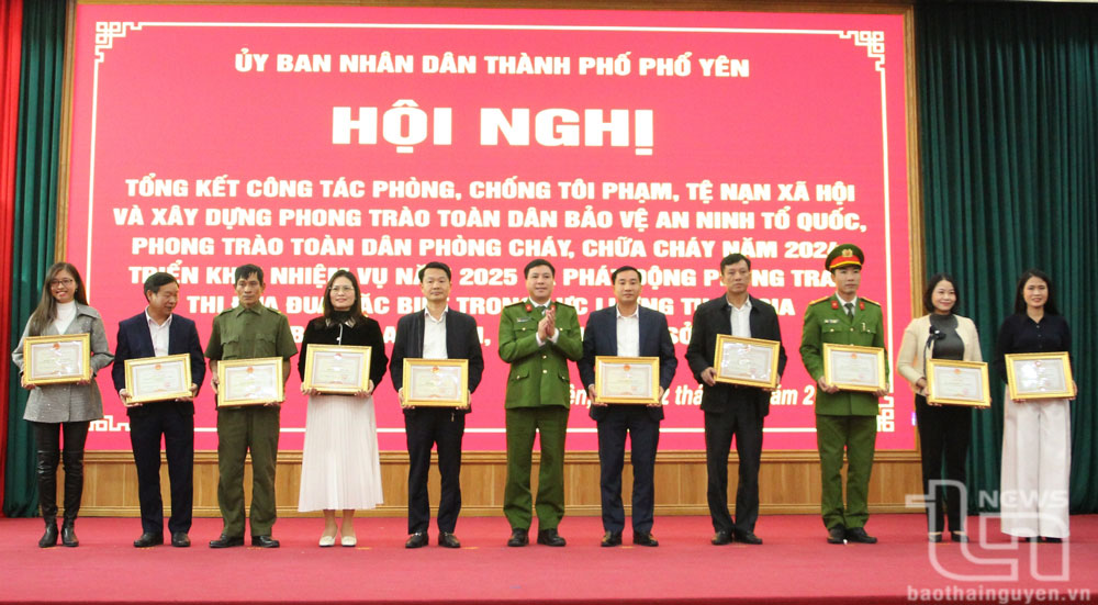 TP. Phổ Yên: Tăng cường phòng ngừa, đấu tranh với các loại tội phạm