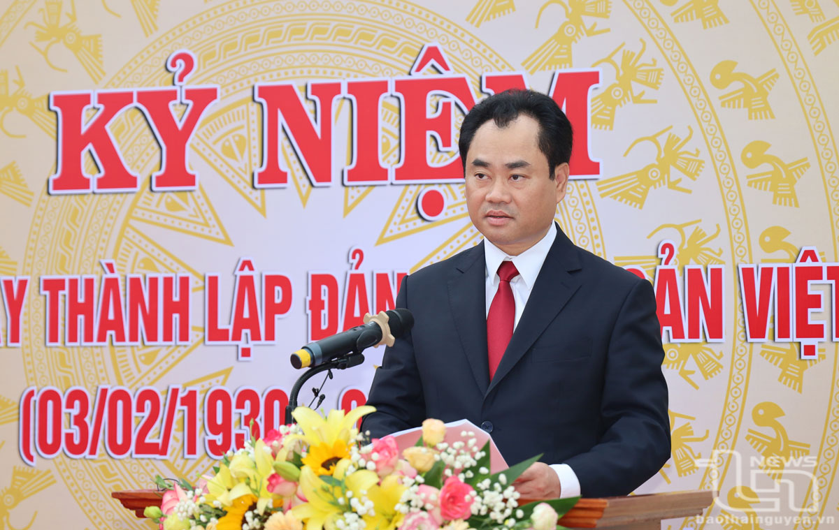 Thái Nguyên: Long trọng tổ chức Lễ kỷ niệm 95 năm Ngày thành lập Đảng
