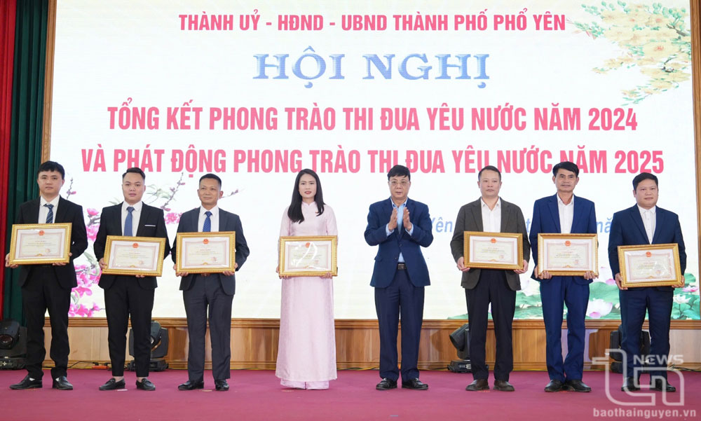TP. Phổ Yên phát động phong trào thi đua năm 2025
