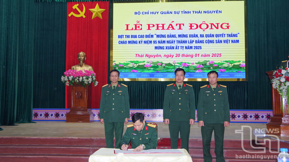 Phát động thi đua cao điểm “Mừng Đảng, mừng Xuân, ra quân quyết thắng”
