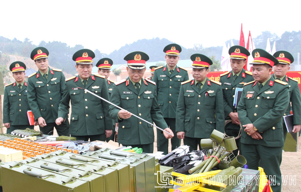 Kiểm tra công tác hậu cần chuẩn bị đón chiến sĩ mới