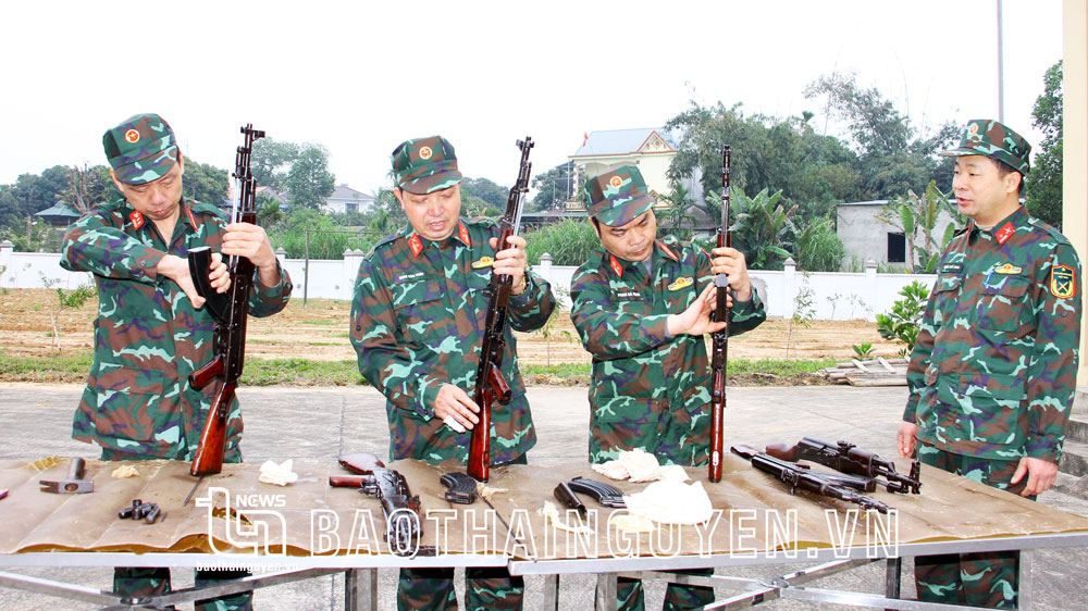 Nhân kỷ niệm 60 năm Ngày truyền thống lực lượng vũ trang TP. Thái Nguyên (20/02/1963 - 20/02/2023): Xây dựng lực lượng vũ trang TP. Thái Nguyên vững mạnh toàn diện