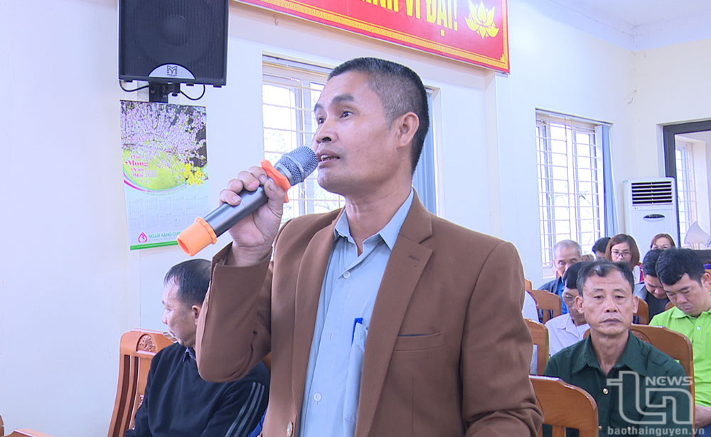 Lãnh đạo huyện Đồng Hỷ đối thoại trực tiếp với người dân xã Tân Lợi