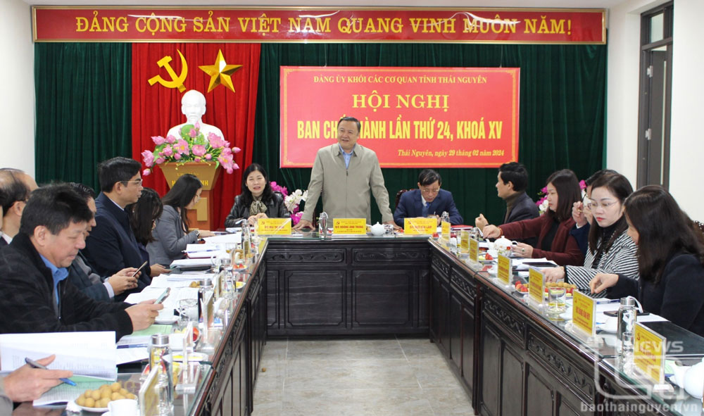 Đảng ủy Khối các cơ quan tỉnh: Tiếp tục nâng cao chất lượng công tác xây dựng Đảng