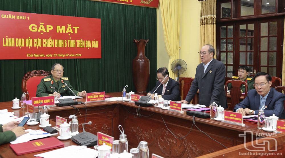 Quân khu 1: Gặp mặt lãnh đạo hội cựu chiến binh 6 tỉnh trên địa bàn