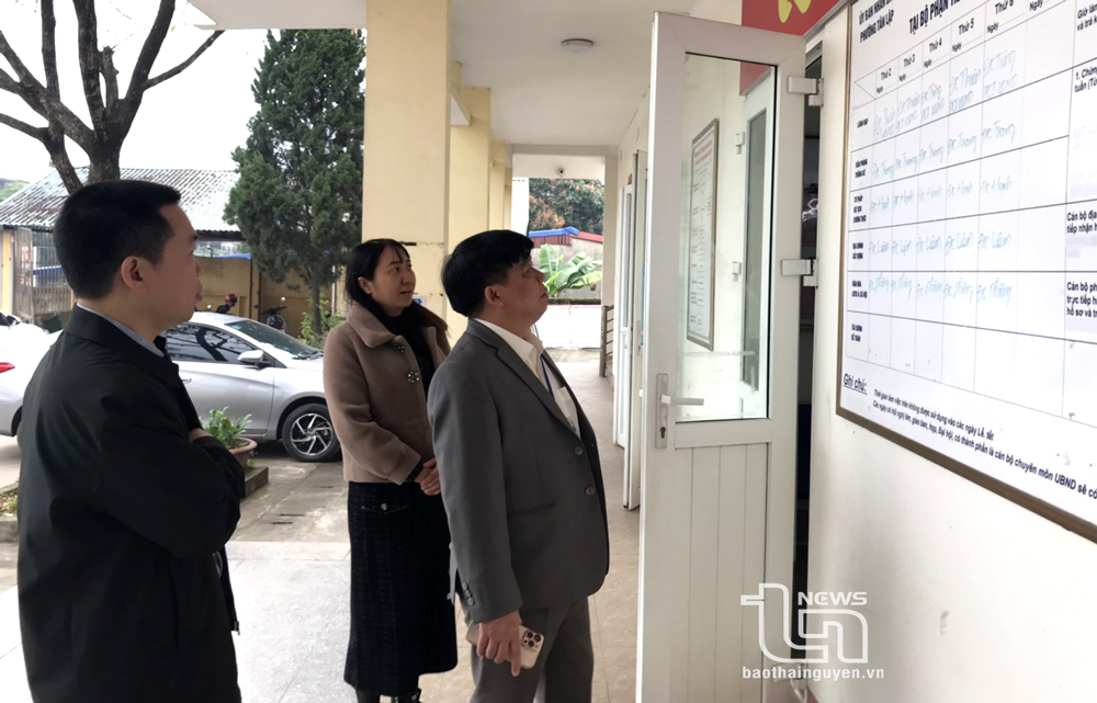 Kiểm tra thực hiện công vụ sau nghỉ Tết Nguyên đán