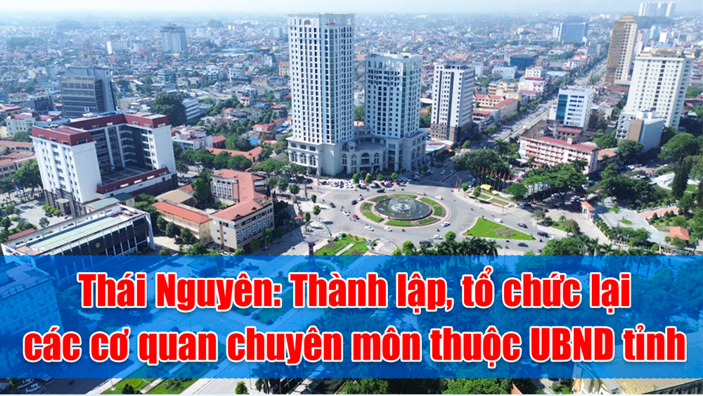 Thái Nguyên: Thành lập, tổ chức lại các cơ quan chuyên môn thuộc UBND tỉnh