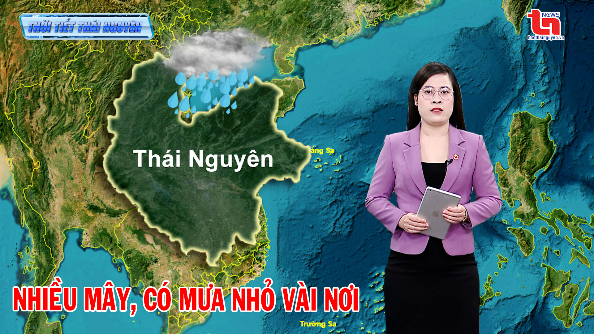 Dự báo thời tiết Thái Nguyên đêm 26 và ngày 27/02