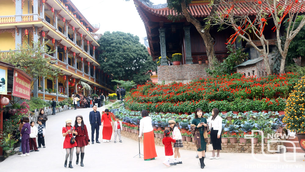 Một góc chùa Phù Liễn (TP. Thái Nguyên).