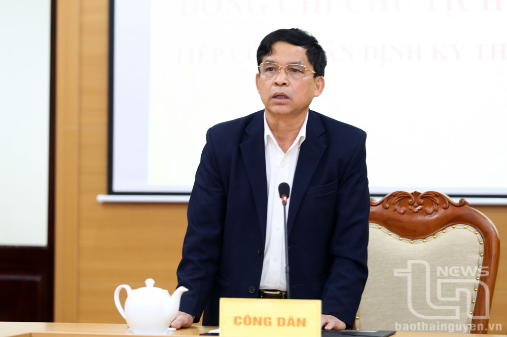 Đại diện gia đình công dân nêu ý kiến.