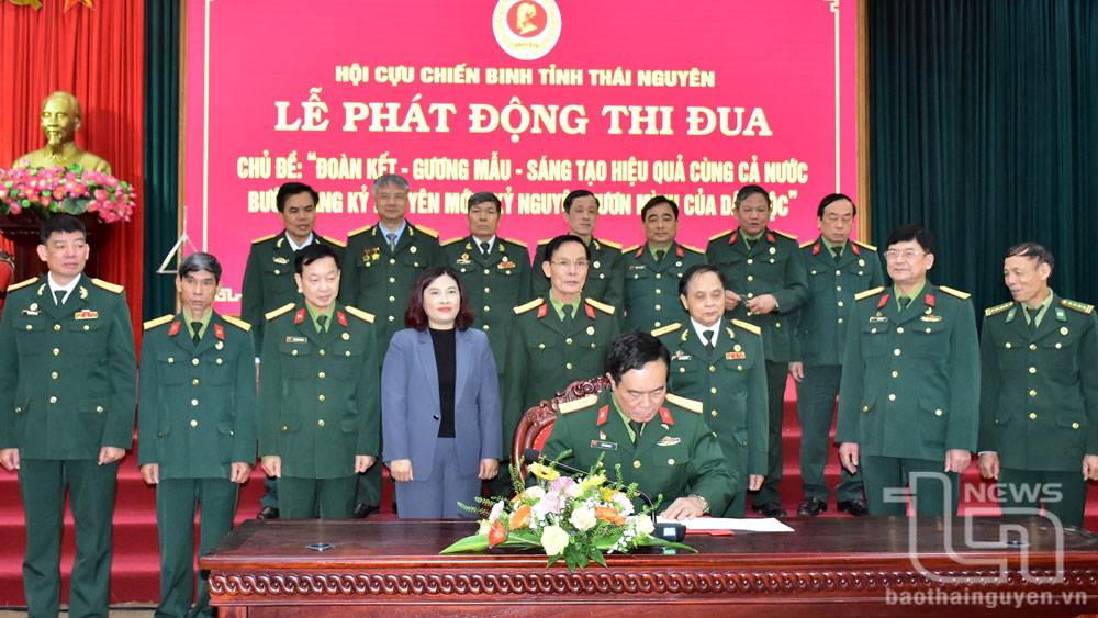 Hội Cựu chiến binh tỉnh: Phát động thi đua chào mừng các ngày lễ lớn của đất nước