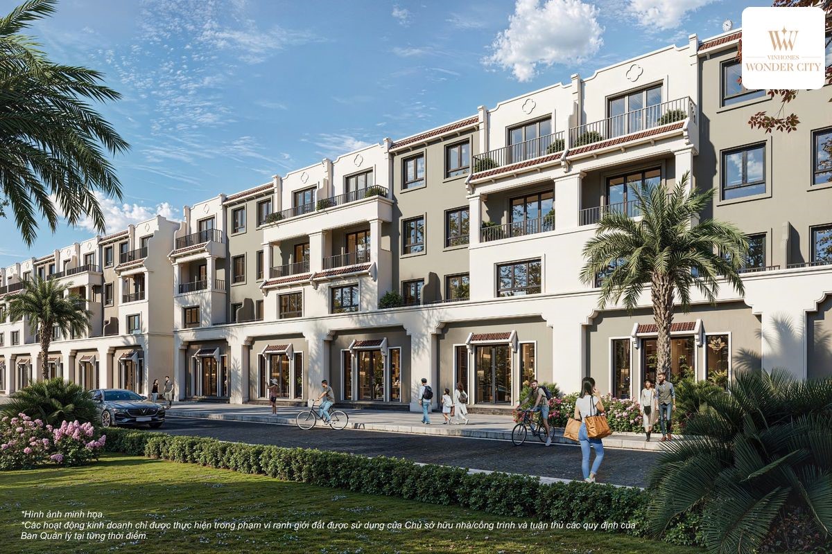 
Phối cảnh liền kề Vinhome Đan Phượng
