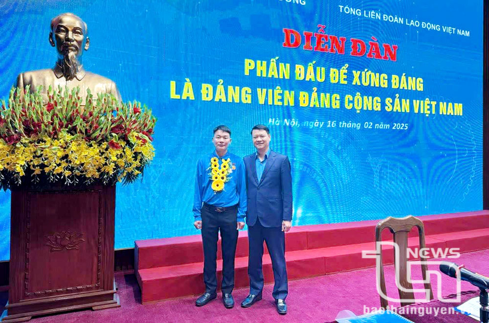 Thái Nguyên có 1 công nhân được tôn vinh tiêu biểu toàn quốc
