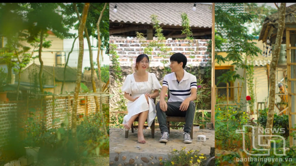 Cuộc sống ở quê bình dị trong các video trên trang tiktok, youtube của Nguyễn Hải Yến, xã La Bằng (Đại Từ).