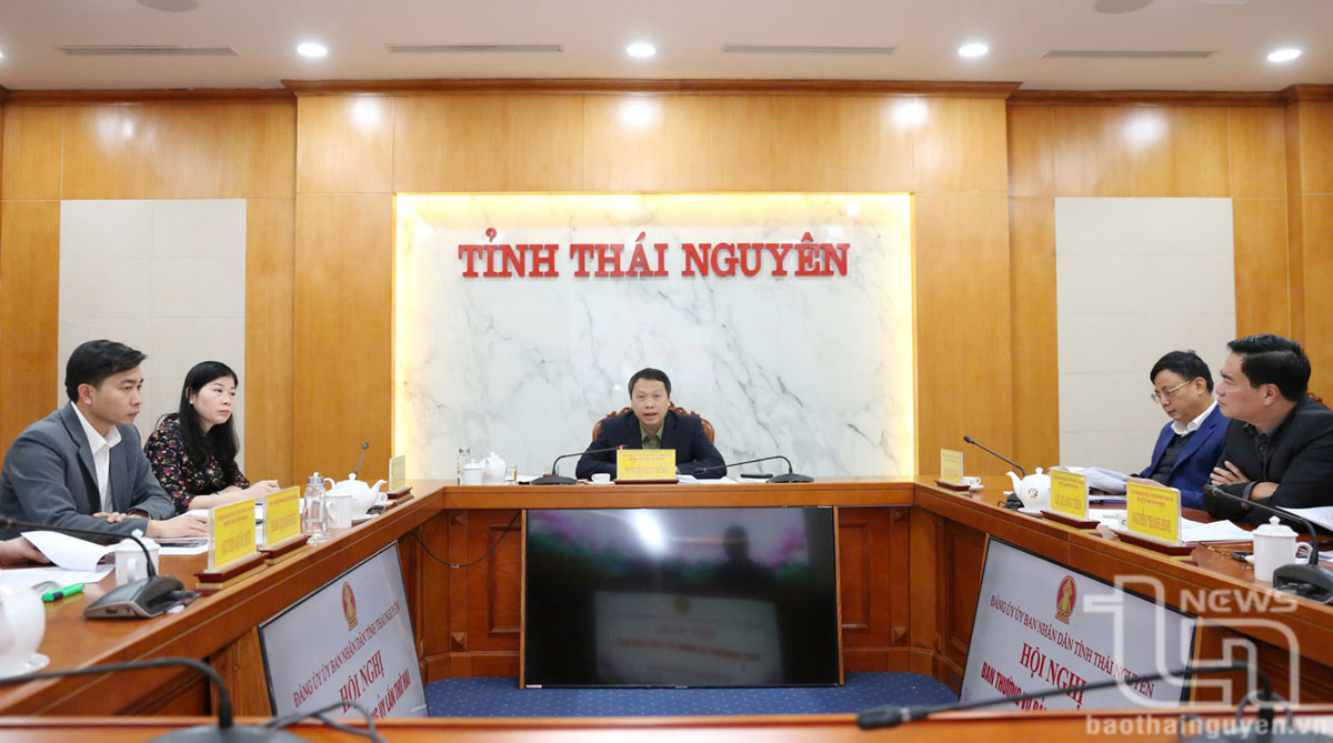 Đảng ủy UBND tỉnh Thái Nguyên: Cho ý kiến vào dự thảo chỉ thị về giải phóng mặt bằng