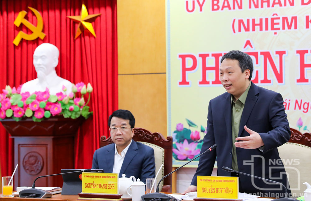 Đồng chí Chủ tịch UBND tỉnh Nguyễn Huy Dũng kết luận Phiên họp.