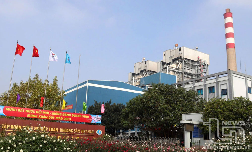 Một góc Công ty Nhiệt điện Cao Ngạn -TKV.