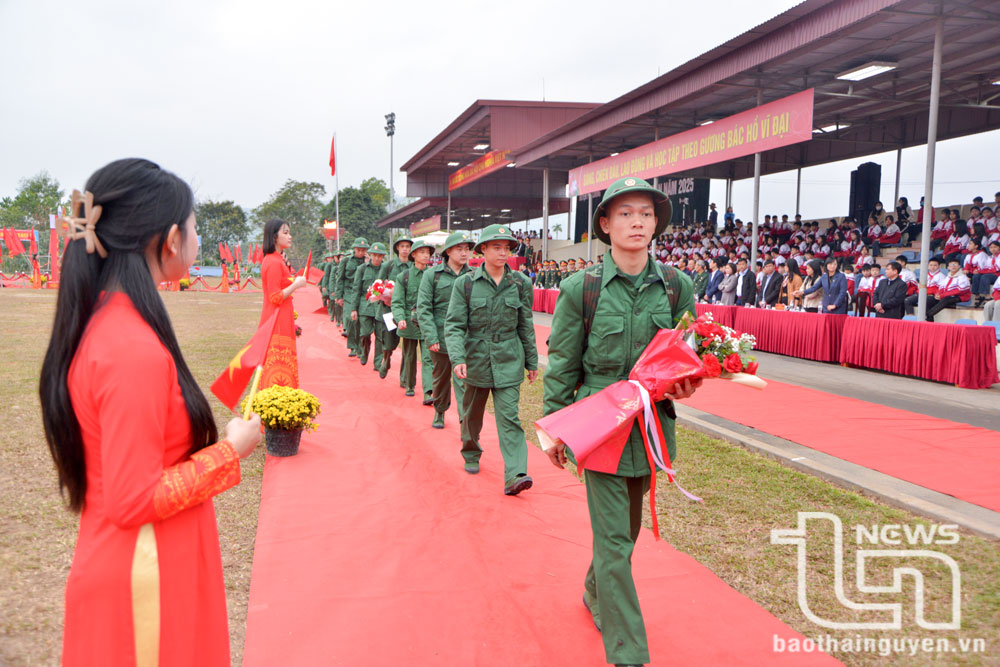 huyện Phú Lương được giao chỉ tiêu gọi 248 công dân lên đường nhập ngũ, trong đó có 215 công dân thực hiện nghĩa vụ Quân sự và 33 công dân thực hiện nghĩa vụ Công an. Các công dân được biên chế vào những đơn vị gồm: Sư đoàn Bộ binh 3, Quân khu 1 (99 công dân); Trung tâm huấn luyện 334, Tổng Cục kỹ thuật (15 công dân); Lữ đoàn 675, Binh chủng Pháo binh (30 công dân); Trung đoàn 246, Sư đoàn 346, Quân khu 1 (60 công dân); Lữ đoàn 144, Bộ Tổng tham mưu (8 tân binh); Đoàn Nghi lễ quân đội (2 công dân); Trung đoàn 832, Bộ Chỉ huy Quân sự tỉnh Thái Nguyên (1 công dân) và Công an (33 công dân).