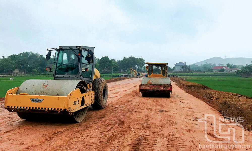Đẩy nhanh tiến độ thi công đường kết nối Quốc lộ 37 và đường tỉnh 269B