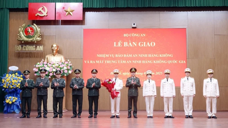 Bộ Công an ra mắt Trung tâm An ninh hàng không quốc gia
