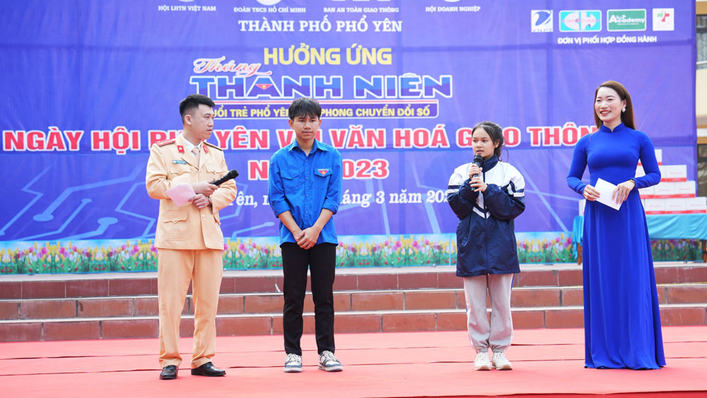 Ngày hội thanh niên Phổ Yên với văn hóa giao thông