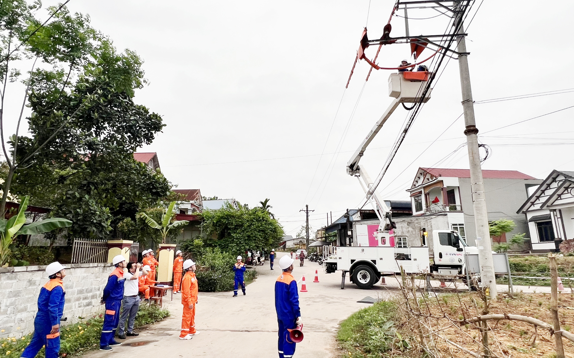 Công ty Điện lực Thái Nguyên: Diễn tập xử lý sự cố điện do thiên tai