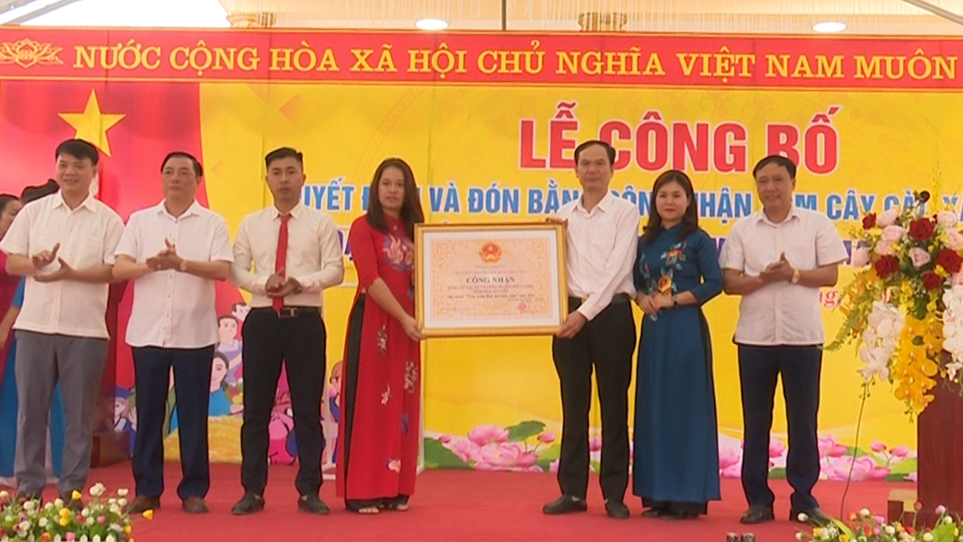 Phú Lương: Cây Cài đón Bằng công nhận xóm nông thôn mới kiểu mẫu