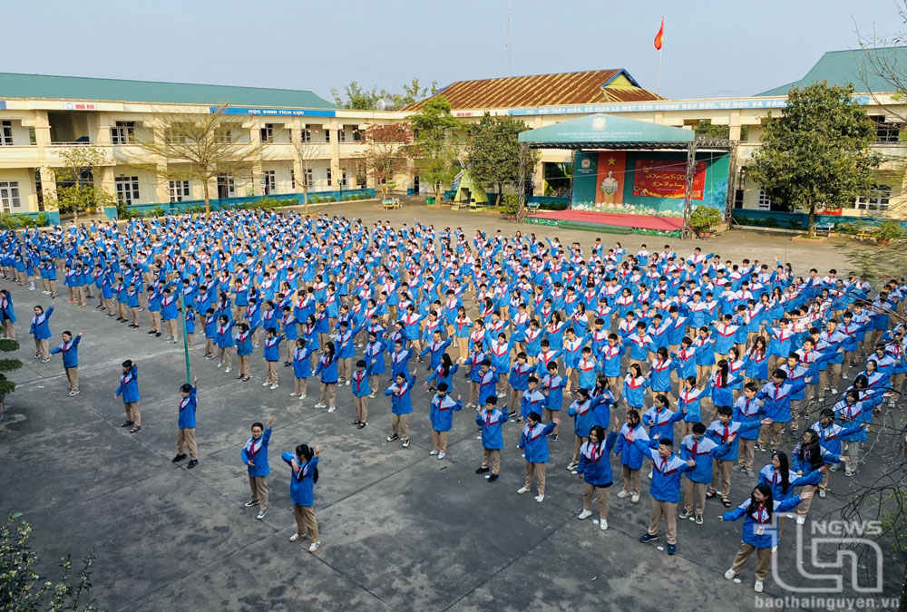 Nhân kỷ niệm 10 năm thành lập Trường Tiểu học và THCS 915 Gia Sàng (2014-2024): Dấu ấn một chặng đường