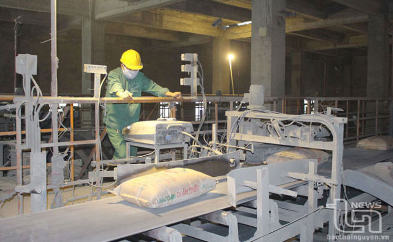 Thái Nguyên: Sản lượng sản xuất xi măng giảm 14,2%