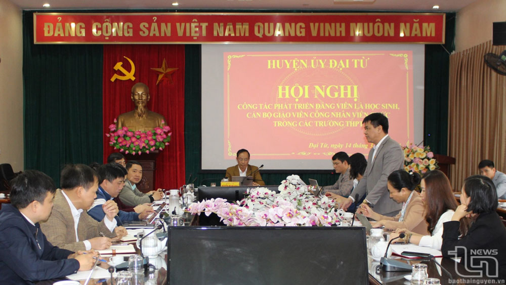 Đại Từ: Đẩy mạnh phát triển đảng viên tại các trường trung học phổ thông