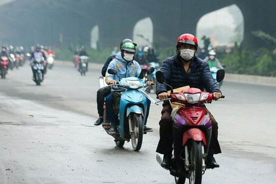 Bắc Bộ có mưa nhỏ, mưa phùn về đêm và sáng sớm