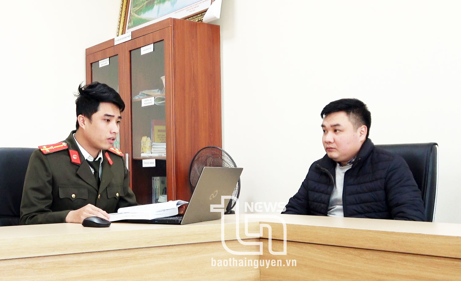 Đối tượng Lê Nguyên Giáp bị Cơ quan Cảnh sát điều tra Công an tỉnh khởi tố tháng 12-2023 về tội Lừa đảo chiếm đoạt tài sản. Ảnh: Tư liệu