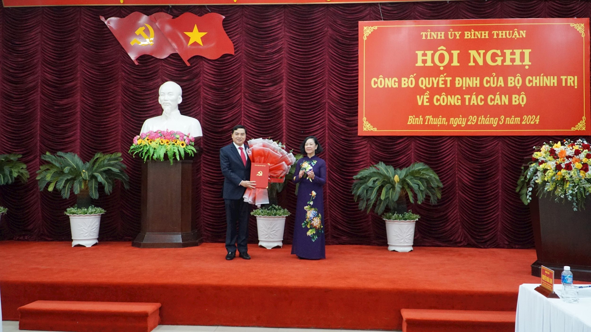 Đồng chí Nguyễn Hoài Anh giữ chức Bí thư Tỉnh ủy Bình Thuận