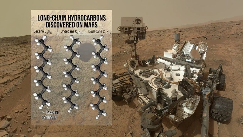 Tàu thăm dò của NASA phát hiện phân tử hữu cơ lớn nhất từng được tìm thấy trên sao Hỏa