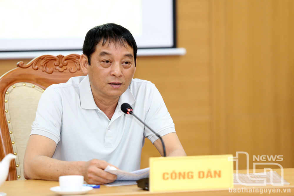 Công dân Nguyễn Công Chính tại buổi tiếp.