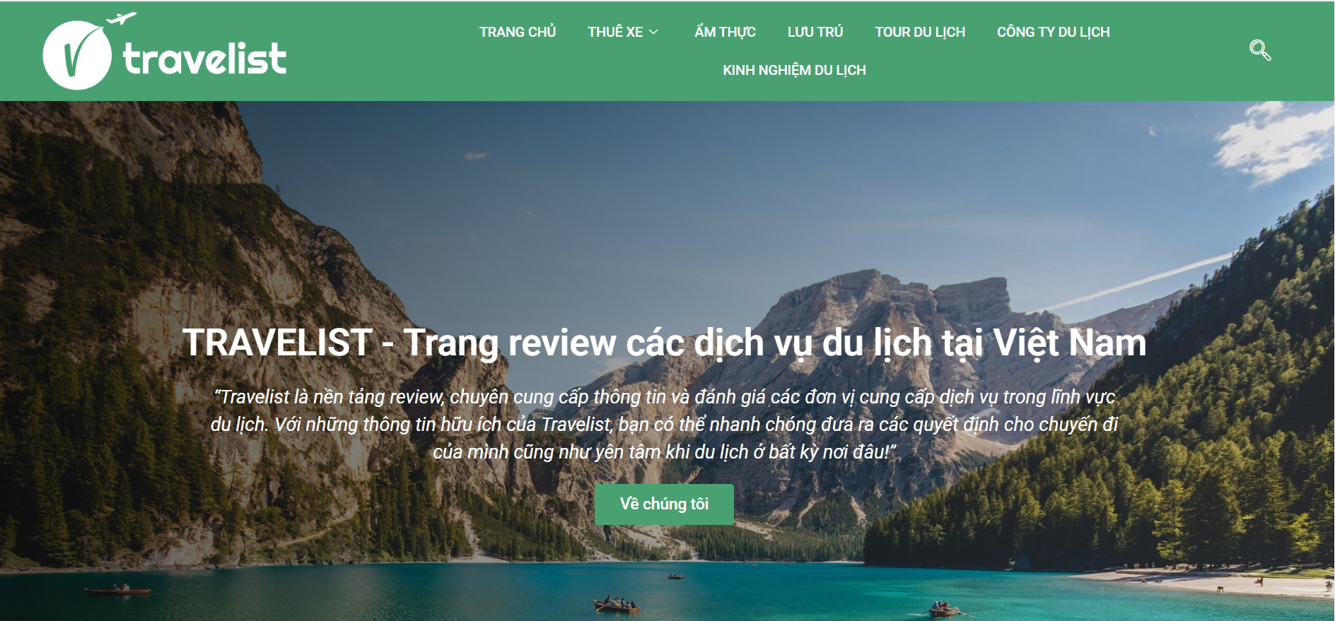 Travelist - Nền tảng cung cấp thông tin dịch vụ du lịch uy tín tại Việt Nam
