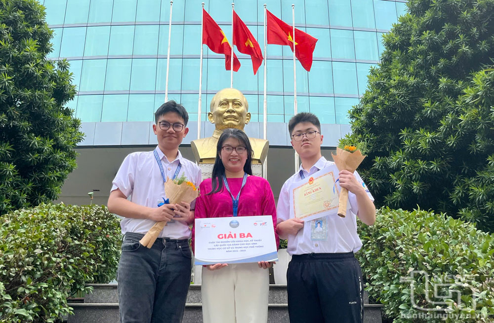 Cuộc thi Khoa học kỹ thuật Quốc gia: Thái Nguyên đoạt 1 giải Ba và 2 giải Triển vọng
