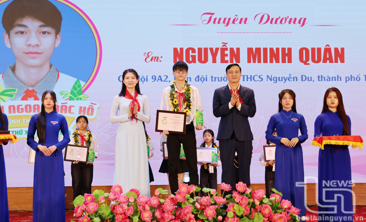 Đại hội Cháu ngoan Bác Hồ tỉnh Thái Nguyên 2025: Tuyên dương 135 thiếu nhi tiêu biểu