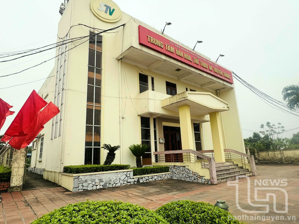 Trung tâm Văn hóa Thể thao và Truyền thông TP. Sông Công là một trong những dự án dừng chủ trương đầu tư sửa chữa.