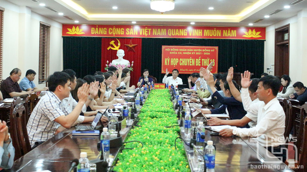 HĐND huyện Đồng Hỷ: Thông qua 2 nghị quyết về điều chỉnh, bổ sung kế hoạch đầu tư công
