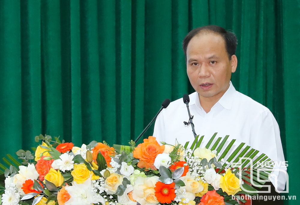 Đồng chí Lê Kim Phúc, Giám đốc Sở Tài chính, trình bày một số nội dung tại Kỳ họp.